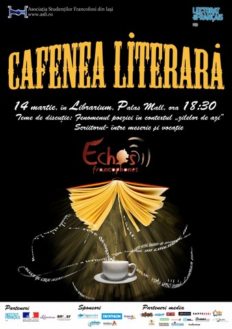 Dezbatere despre fenomenul poeziei in contextul „zilelor de azi” la Cafeneaua literara, in Librarium Palas