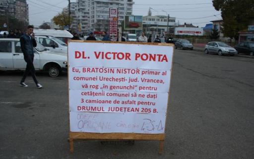 Rugăminte inedita a unui primar din Vrancea către Victor Ponta